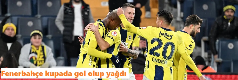 Fenerbahçe gol olup yağdı